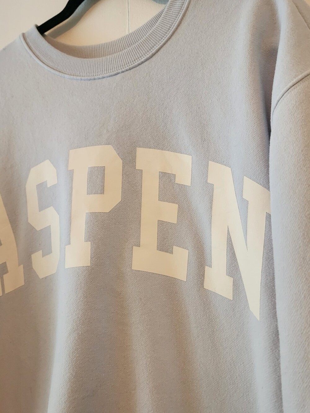 Aspen Graphic Crewneck Sweatshirt - Light Blue - Picture 2 of 5